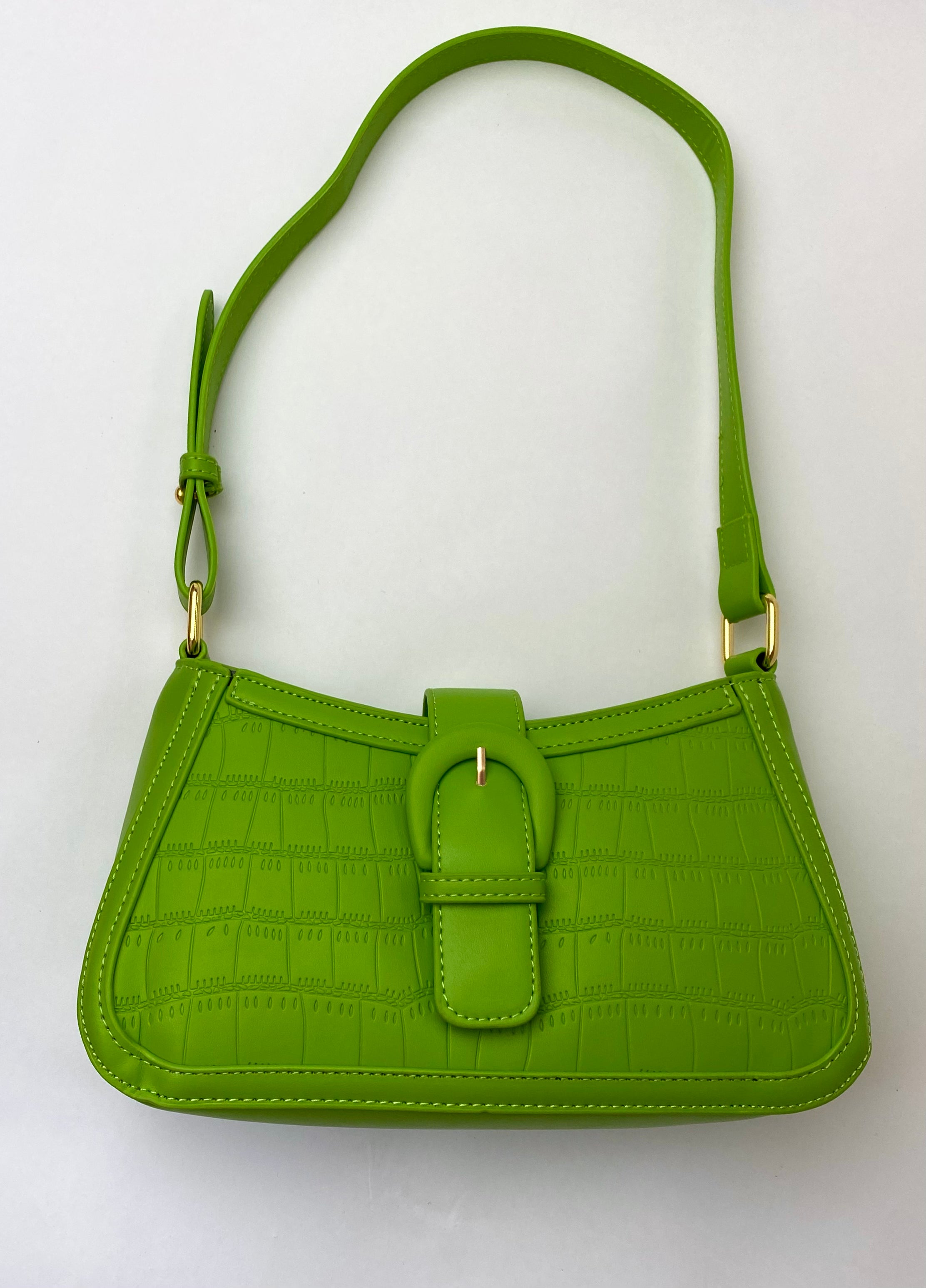 Lime green best sale shoulder bag