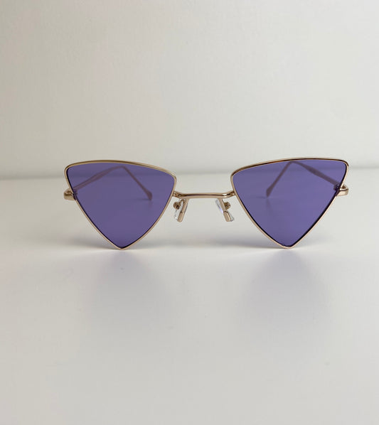 Three Sides To A Story Sunglasses - Purple