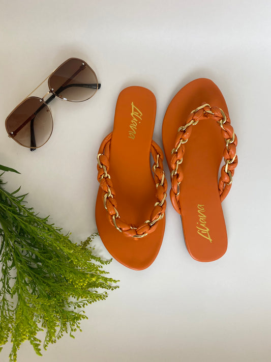 Orange Sandals