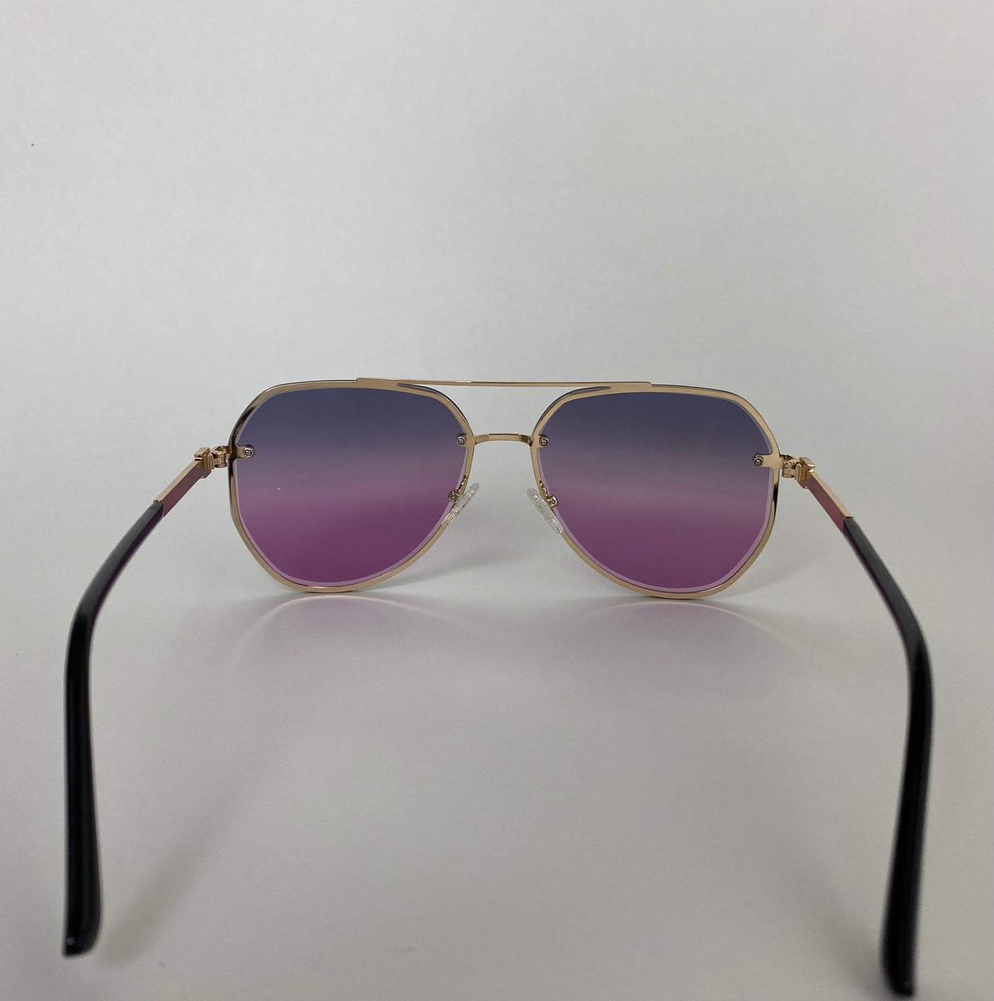 Glamorous Sunglasses -Black to Purple